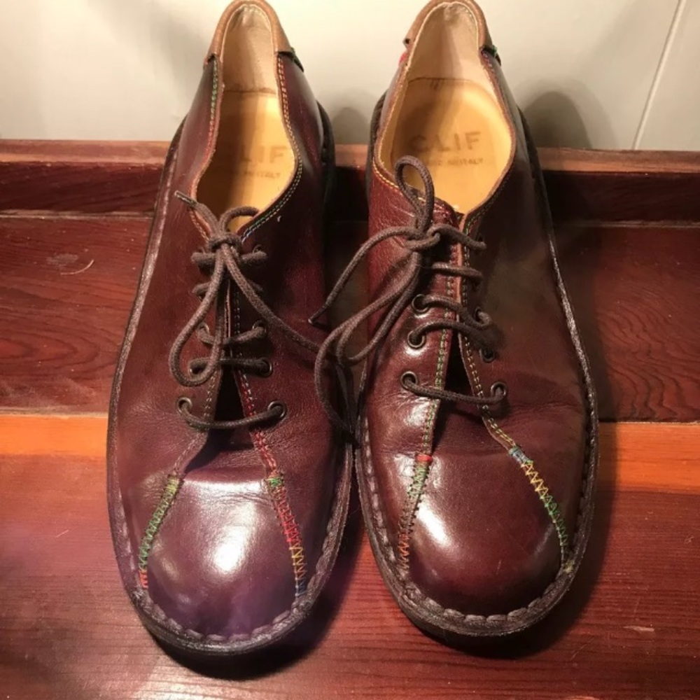 Italian made ladies driving shoe CLIF oxford Sz.7